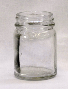 glass jar, first half 20th century