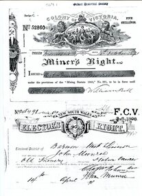 documents, originals - late 19th - early 20th centuries