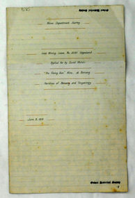 plans, June 15 1931