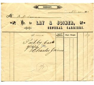 receipt docket, November 30, 1910