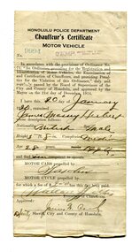 certificate, 1920