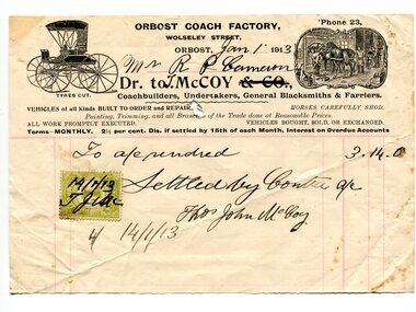 account, 1912-1913