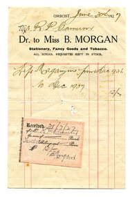 account, 1927