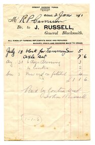 account, 1911