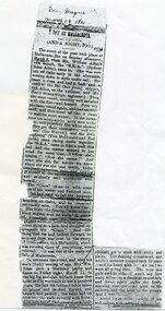 newspaper clipping, 28.3.1910