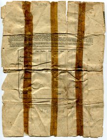 ticket, 1880's