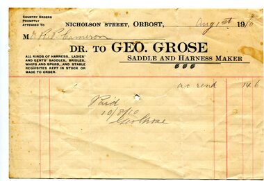 accounts, 1910 1911