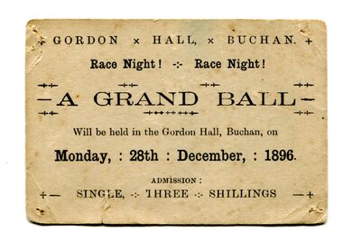 Document - ticket, 1896