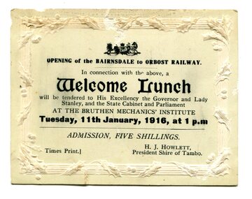 ticket, 1916