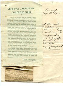 letters, 1910