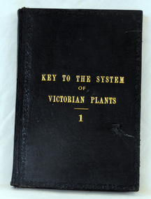 book, Key to the System of Victorian Plants, 1887 - 1888