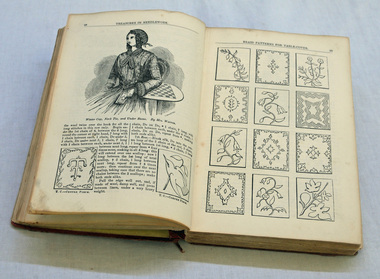 book, Ward & Lock, Treasures in Needlework, 1855