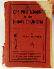 book, The First Chapter in the History of Victoria, 1911