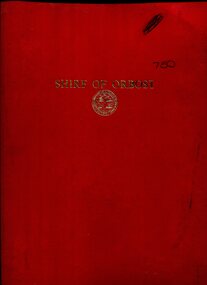 folder of documents, 1970