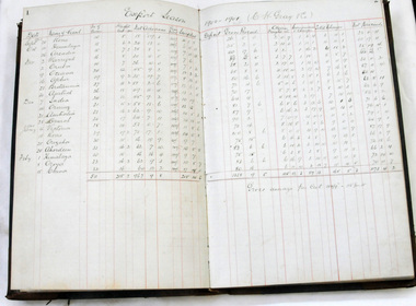 ledger, early 1900's