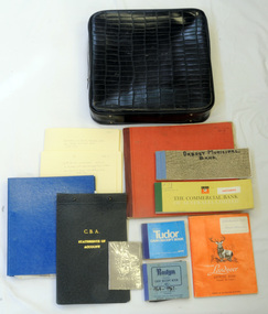 documents in vinyl case, 1963 1977