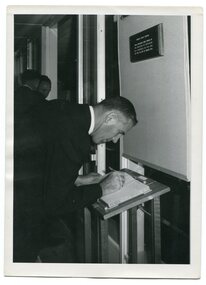 black and white photograph, 1962