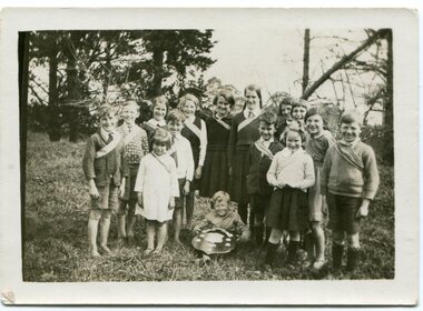black and white photograph, 1937