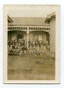 black and white photograph, C1900