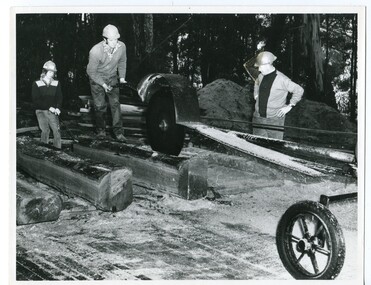 black and white photograph, VR Printing Works, 1975