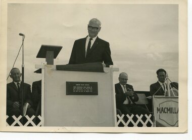 black and white photograph, 13 March 1962