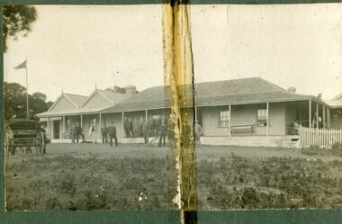 black and white photograph, C1900