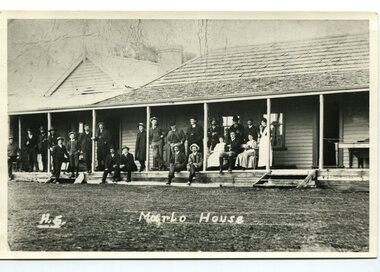 black and white photograph, C 1900