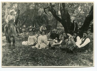 black and white photograph, 1901