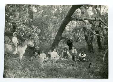 black and white photograph, 1901