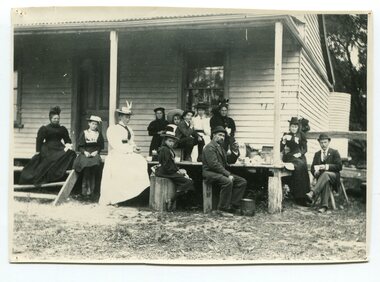 black and white photograph, Green, O. S, April 1897