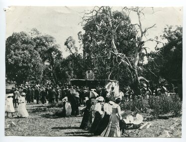 black and white photograph, C1890