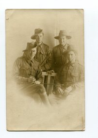 black and white photograph, Bayley's Studios, WW1 ?
