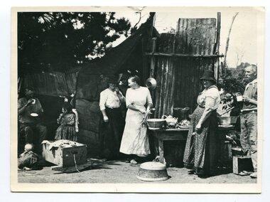 black and white photograph, C1916