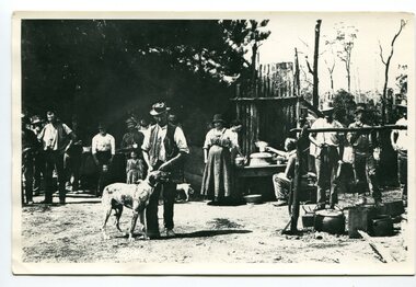 black and white photograph, C1914