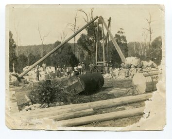 black and white photograph, first half 20th century