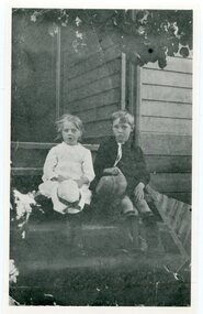 black and white photograph, 1919