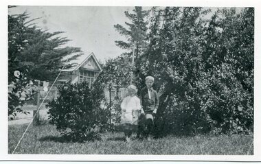 black and white photograph, 1919