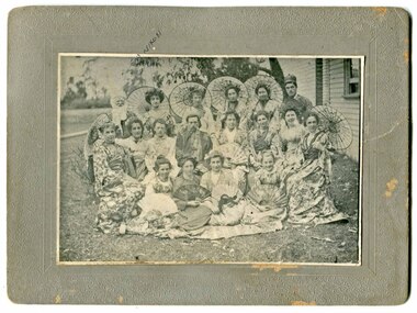 black and white photograph, C1900