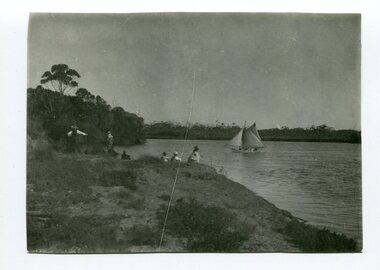 black and white photograph, C1900