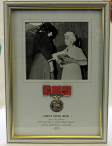 framed photograph, 1971
