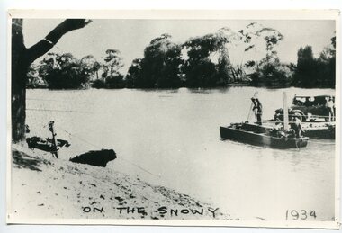black and white photograph, 1934