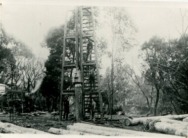black and white photograph, C1890