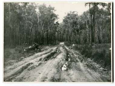 black and white photograph, 1924