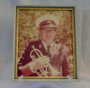 framed coloured photograph, 1978