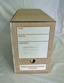 box of documents, 1980s - 1990s