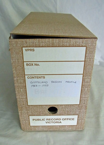 box of documents, 1984 - 1995