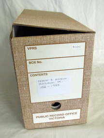 box of documents, 1966 - 1985