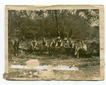 black and white photograph, 1923