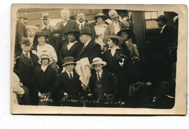 black and white photographs, April 1916