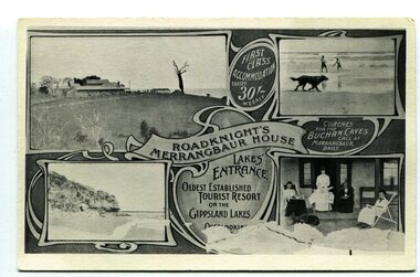 black and white postcard, C1910